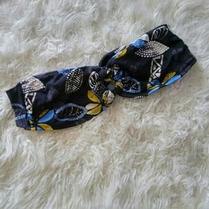 Jag bandeau ring Tropical Print bikini top Size L